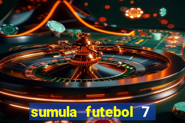 sumula futebol 7 society excel